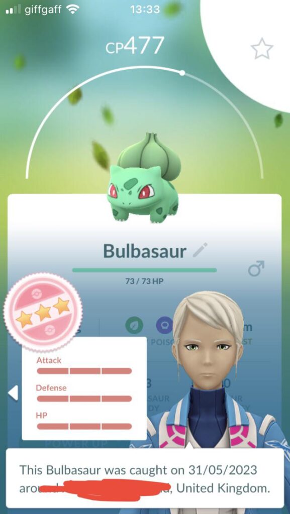 Hundo Bulbasaur! Fourth Hundo ever!