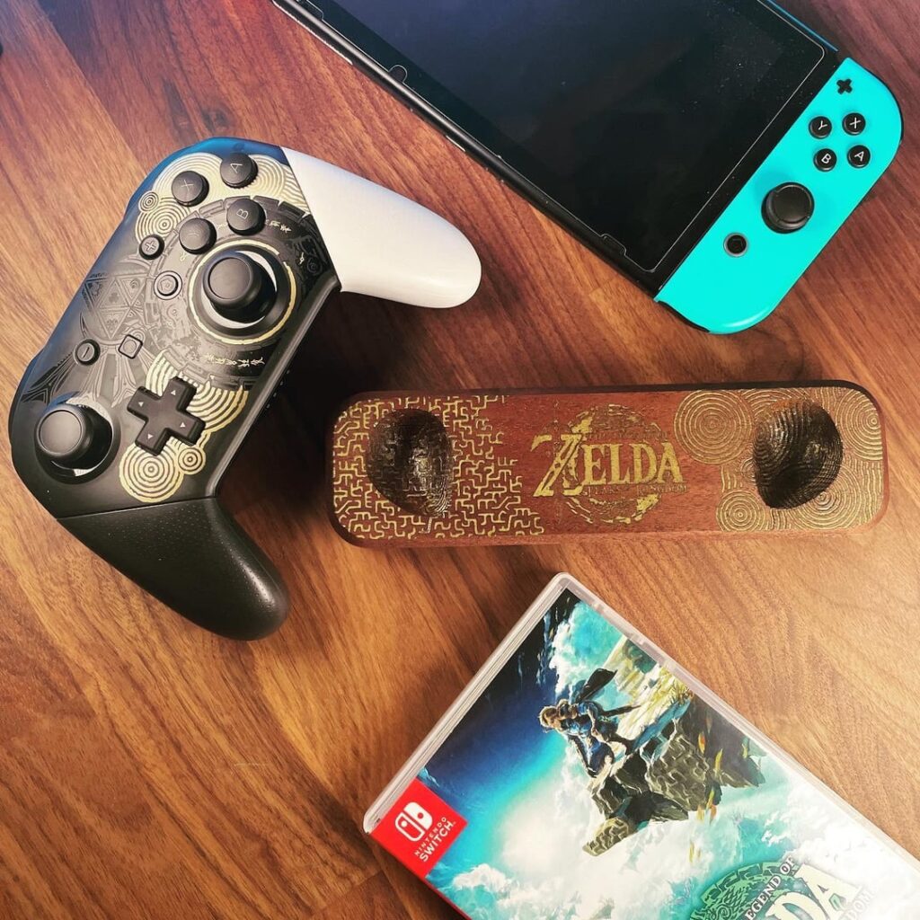 I made a stand to match my TOTK pro controller
