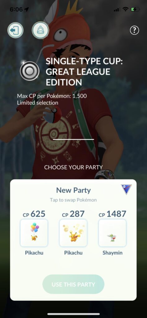 Shaymin sky form glitch next to my pikachu-s