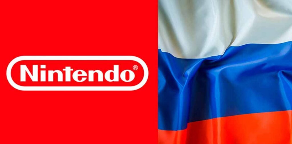 Nintendo also says "goodbye" to Russia