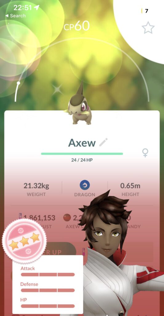 So this is what it feels like when you get a shundo… After catching this I headed straight back home trying to explain my wife what happened who doesn’t know anything about Pokémon.
