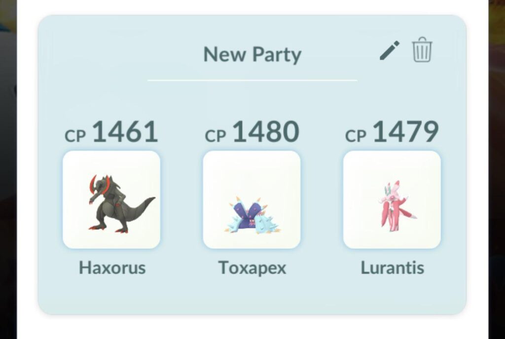 Could a more knowledgeable person tell me what to replace Lurantis with? I keep getting an F for coverage on PVPoke, but I’m almost positive Haxorus and Toxapex are my keepers.