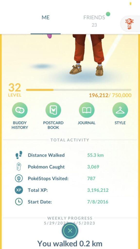 Am I the laziest GO player? Wondering if there’s any other 30+ players on here with a shorter distance walked