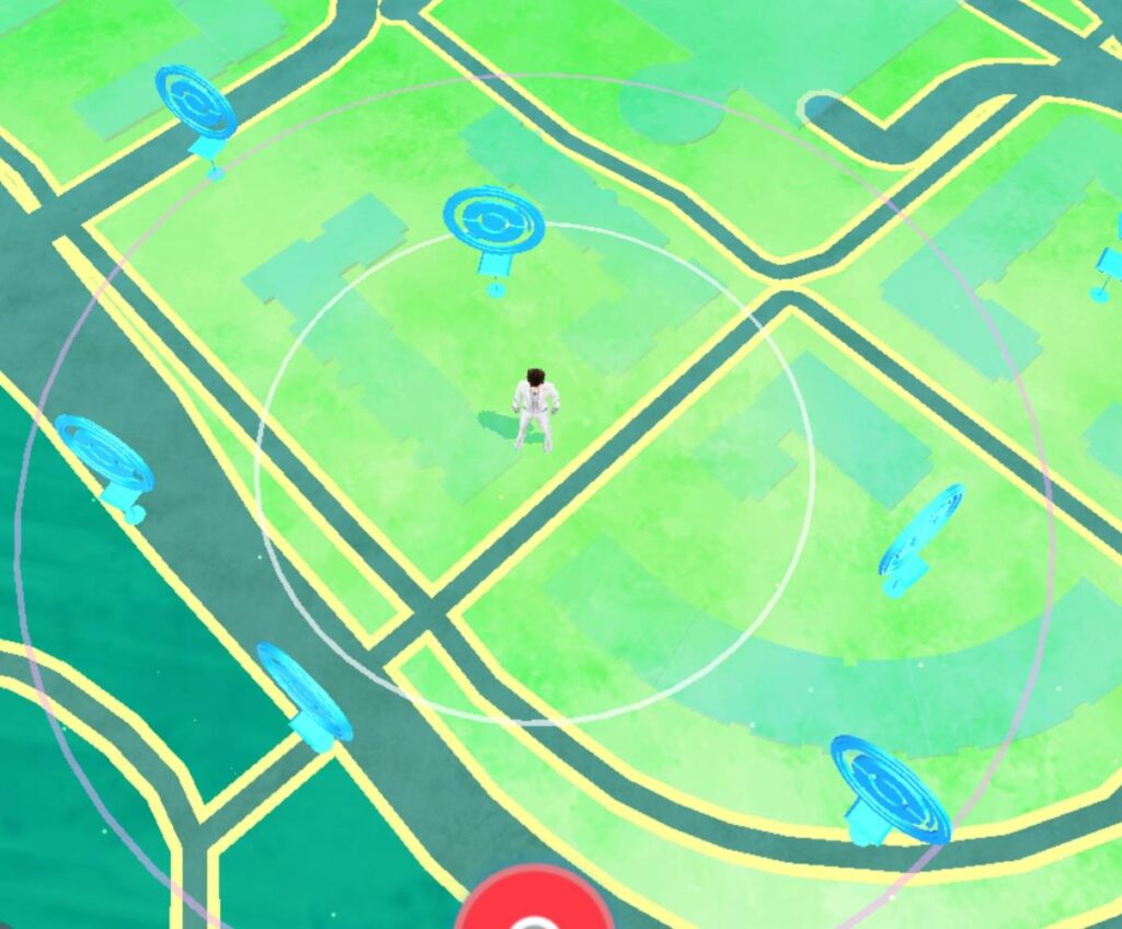 how many pokestops can yall spin at home