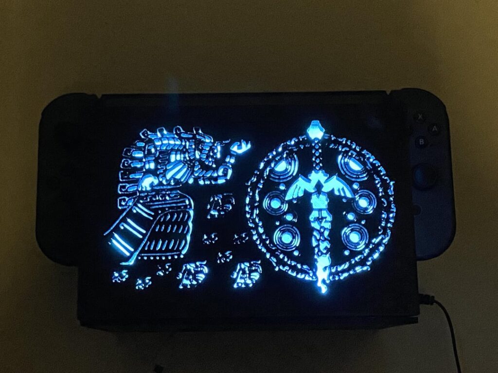 TOTK Switch Dock Mount, by me :)