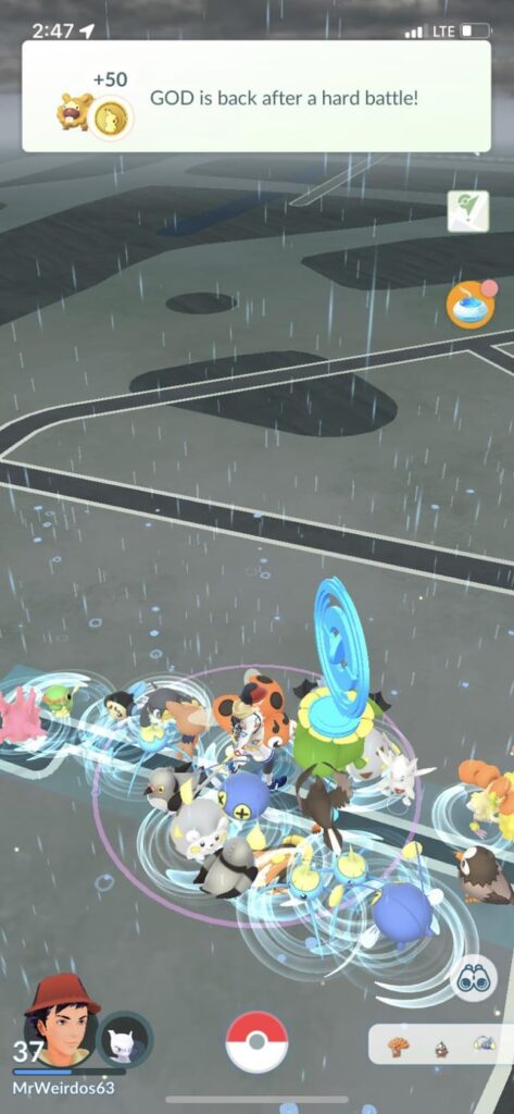 I open Pokémon go to be greeted with chaos