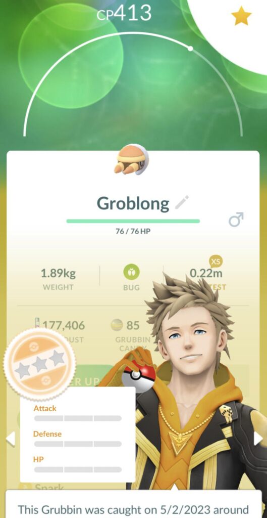 This is my bastard son Groblong, he will forever be the doorman to the ‘can evolve’ tab