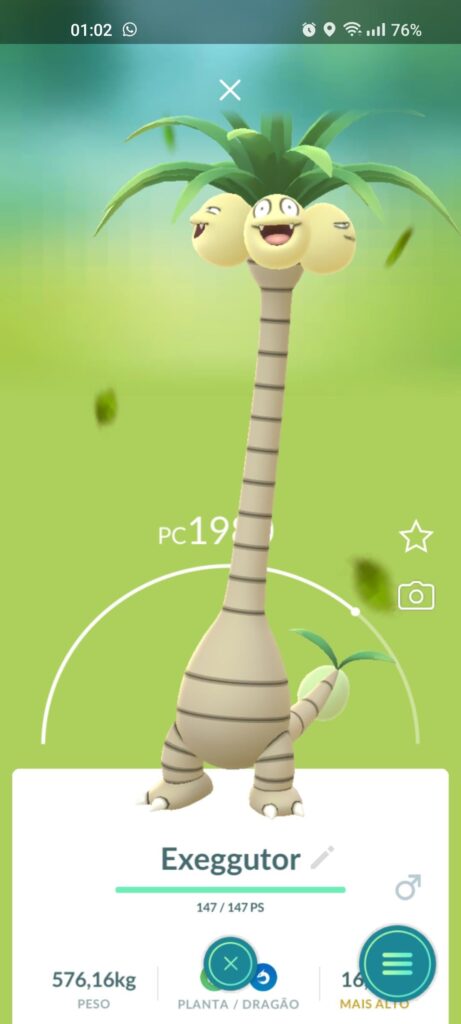 This is what an XXL Alola Exeggutor looks like