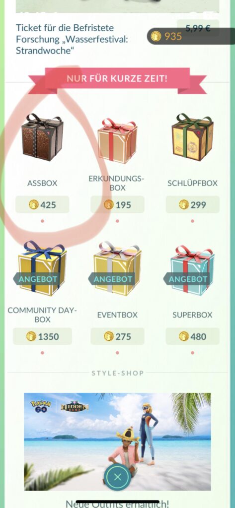Hol‘ up Niantic… What are you trying to sell me? 🤣