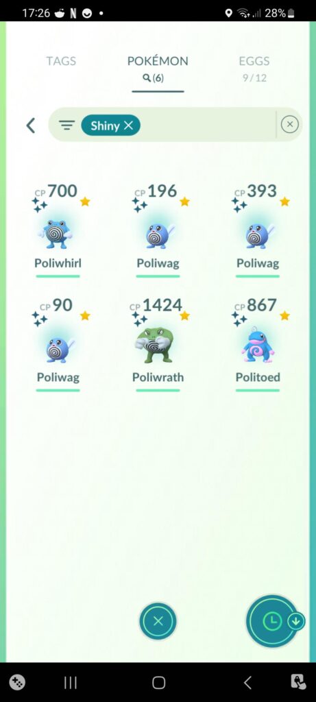 My first community day and I got the whole fam shining