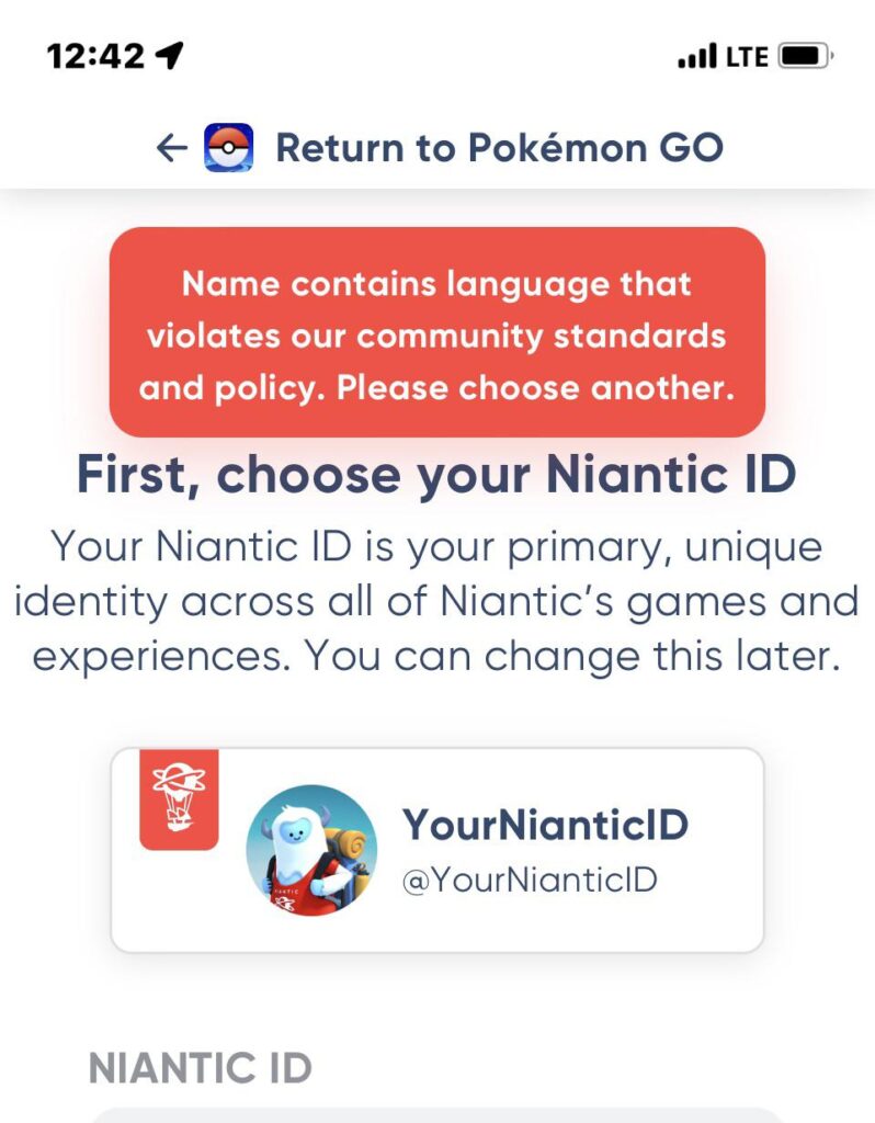 I guess I will not be using this feature. I have been using the same username since the game started.