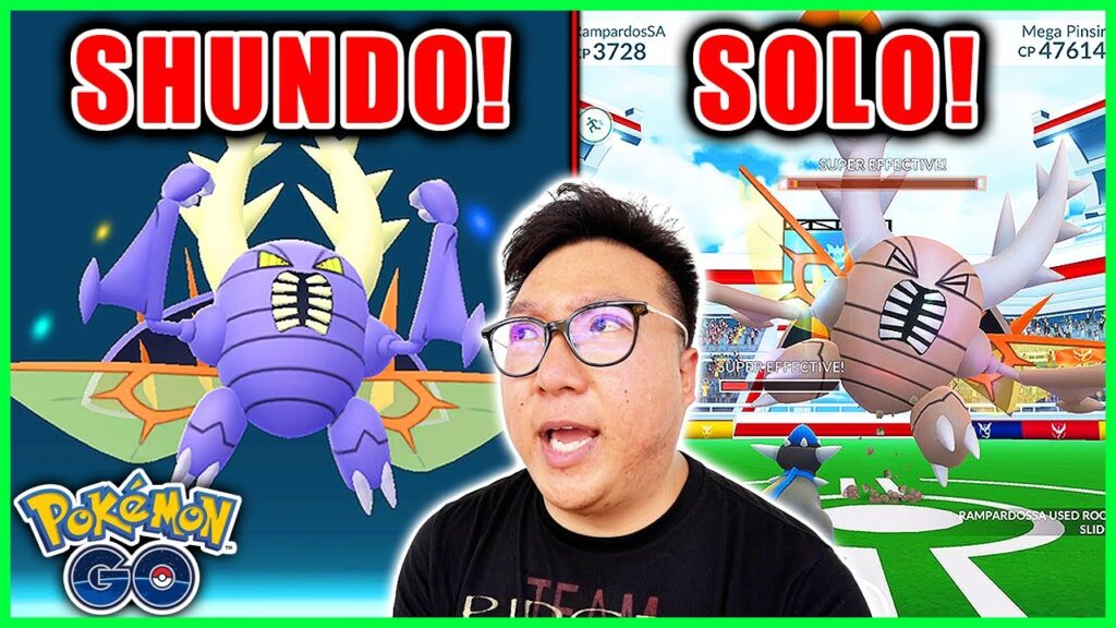 Shundo Mega Pinsir Evolution After Doing a Solo Raid in Pokemon GO