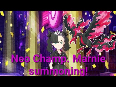 Insane Luck!|Pokemon Masters Neo Champion Marnie Summons!