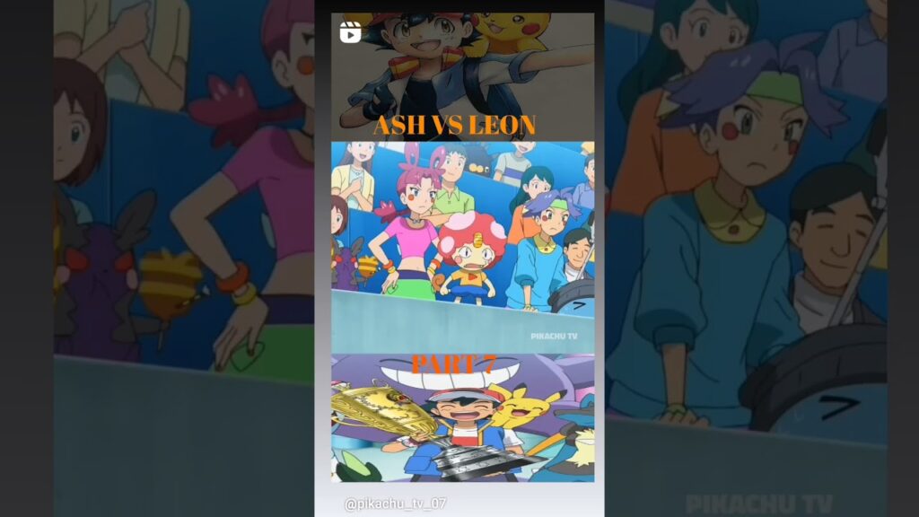 Ash vs Leon master Sheep Pokemon Masters journey Ultra Class5 pokemon ash v/s leon D/l##