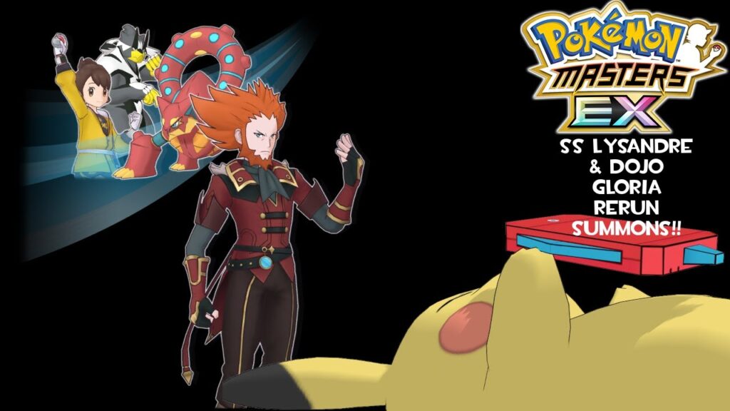 [Pokemon Masters EX] Dojo Gloria & SS Lysandre Water Pokefair Summons (out of desperation)