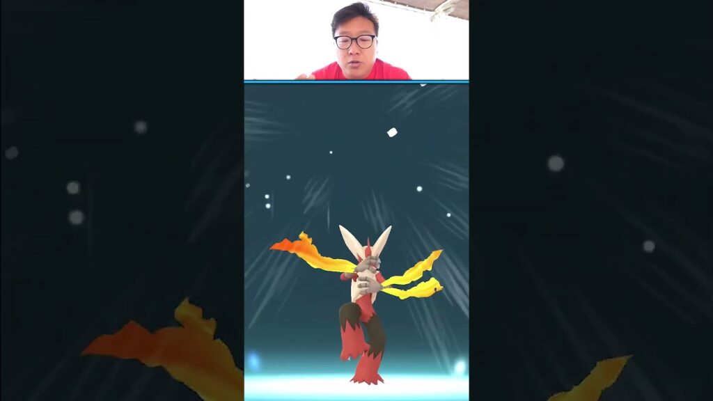 Shiny Mega Blaziken Evolution in Pokemon GO, #shorts