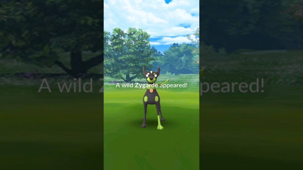 Got ZYGARDE 10% Forme in Pokemon GO.