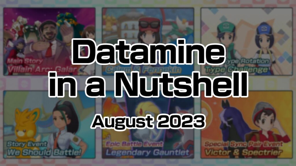 [Pokemon Masters EX] DATAMINE IN A NUTSHELL (August 2023)