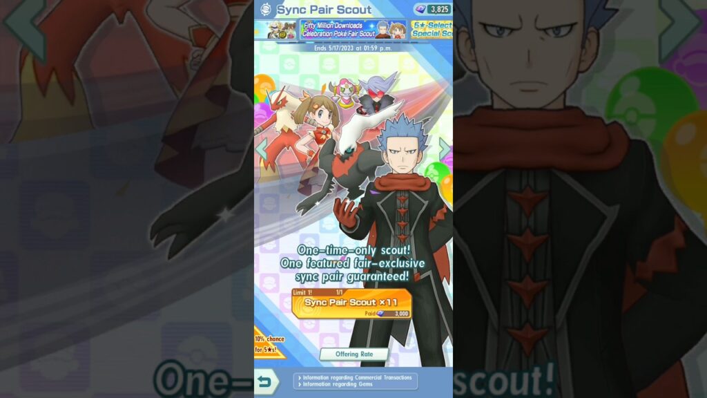 I HAVE A LOT OF QUESTIONS | 50 Million Downloads Celebration Poke Fair Scout | Pokemon Masters EX