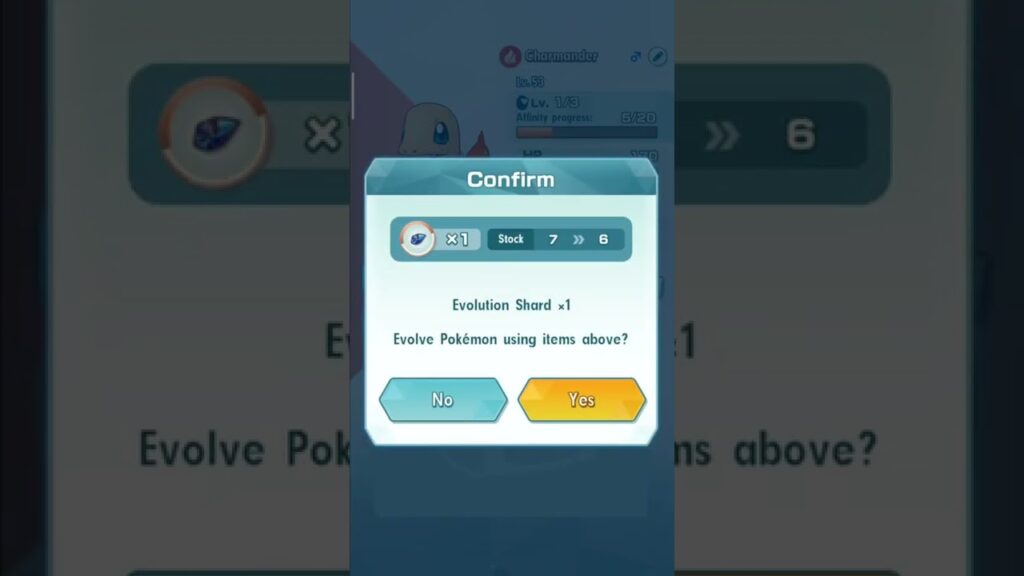 Charmander Evolves Into Charmeleon - Pokemon Master EX #pokemon #subscribe #shorts