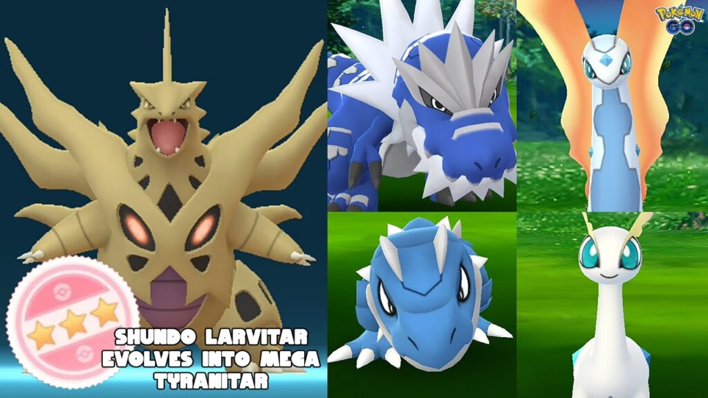 Mega Tyranitar, Shiny Tyrunt and Shiny Amaura Debut in Pokemon GO!