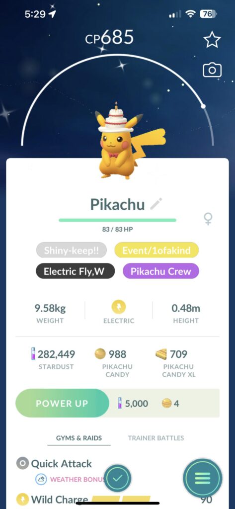 Yay got a shiny one!