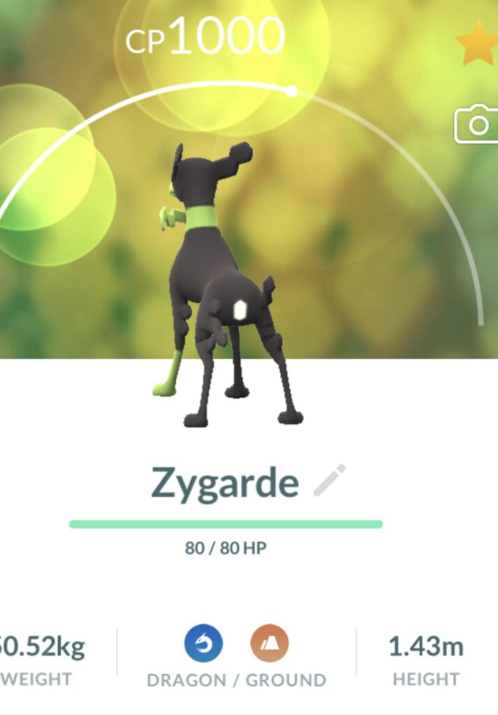 Zygarde has a poop chute 💩