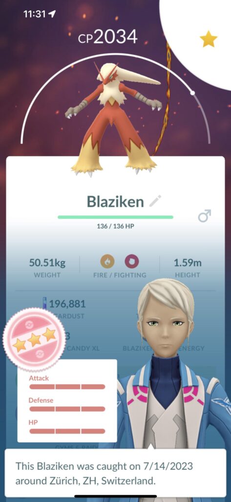 Got my first ever hundo raid catch!