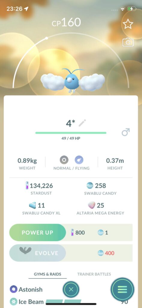 I just got my first ever 4* pokemon