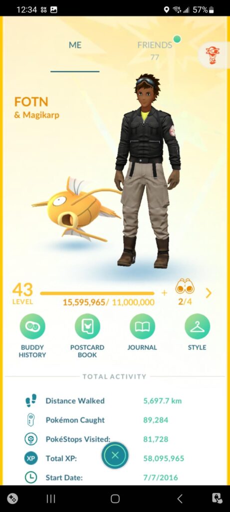 I'm never going to be level 44