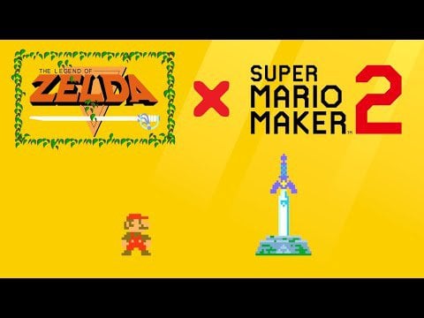 Zelda Super World made in Mario Maker 2