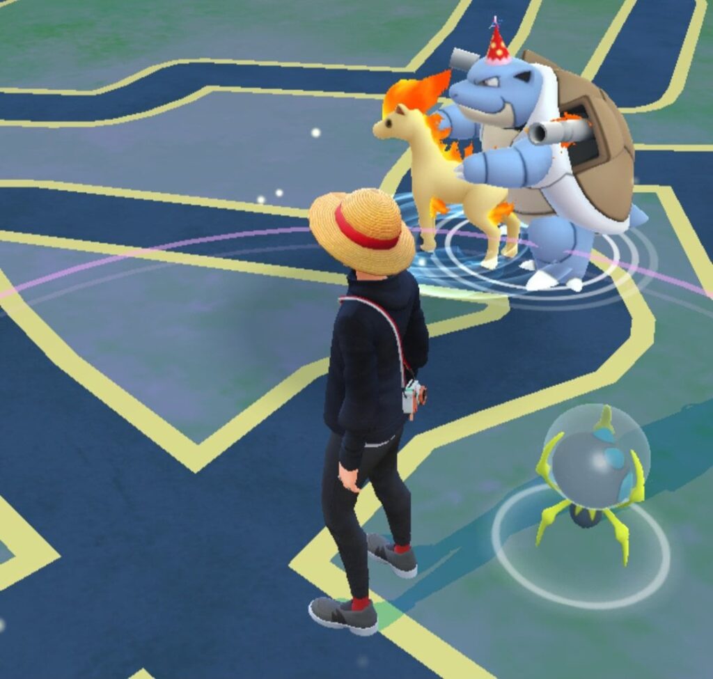 I should catch the Blastoise to save Ponyta, right?