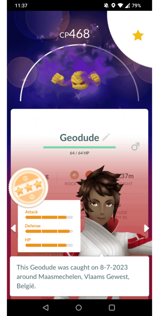 Would you purify a geodude to make it a shundo?