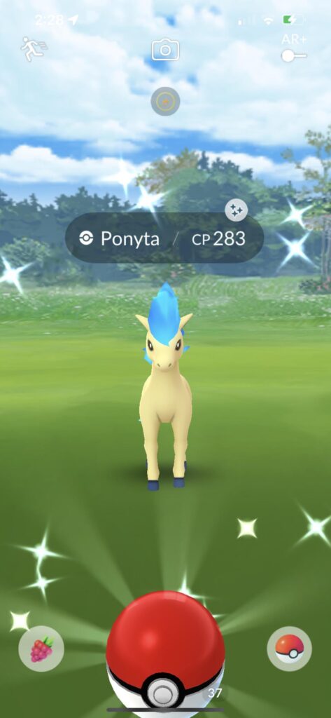 Huzzah! I found a shiny Ponyta!
