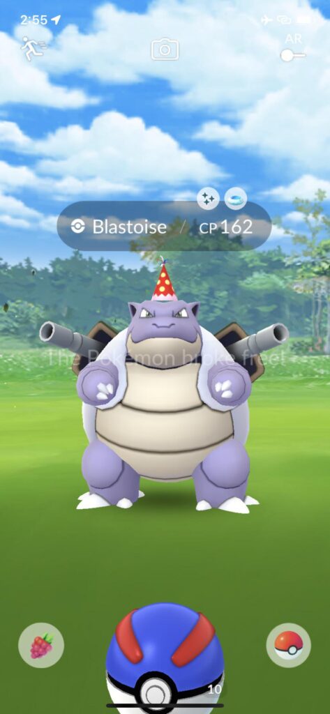 In the same daily incense I caught a galarian zapdos from