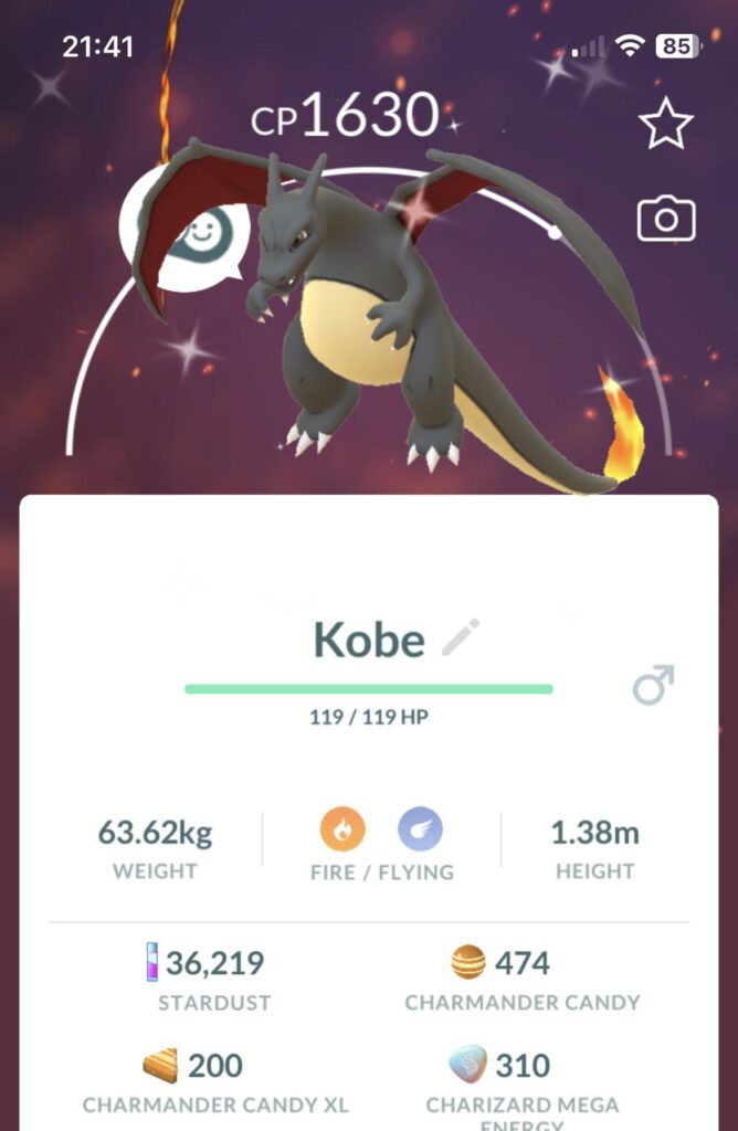 I was so desperate for a shiny✨ Charmander. Finally got one.