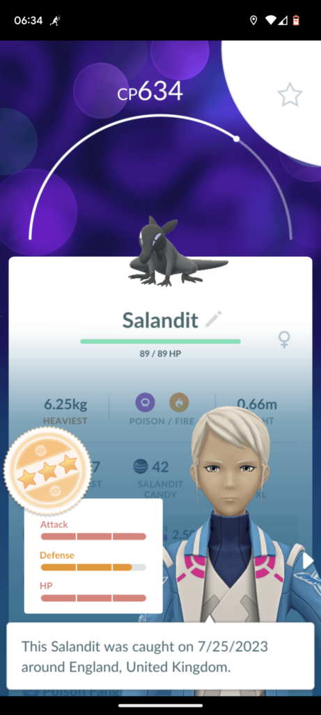 Female. FINALLY.