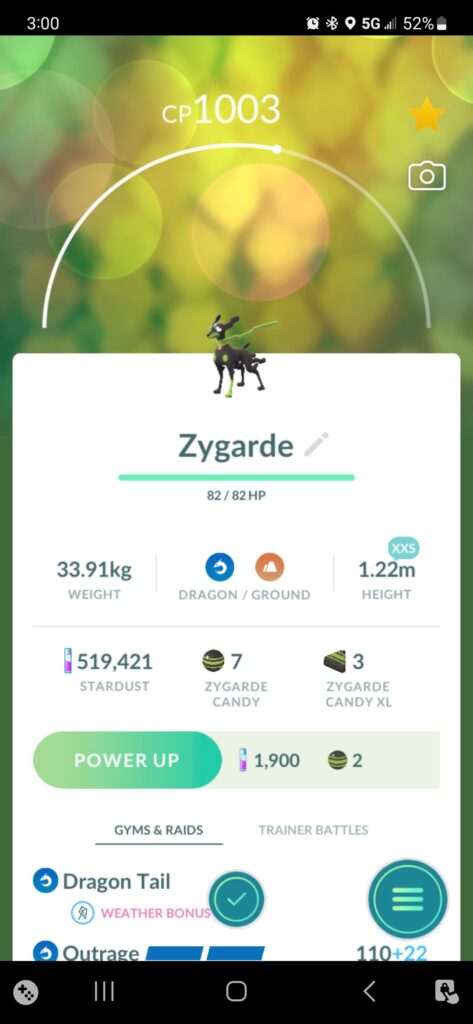 My Zygarde so tiny and cuuute
