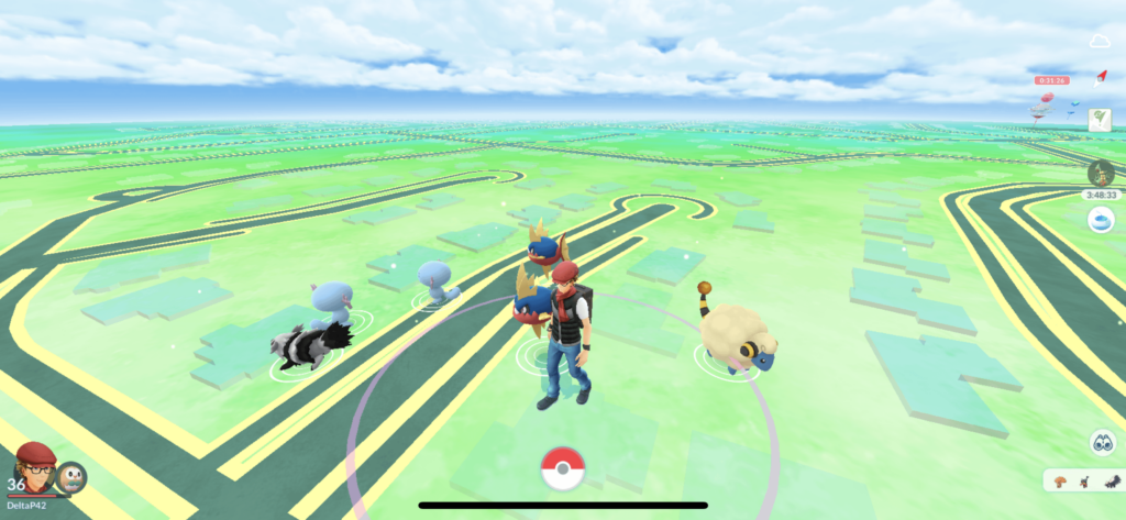 My iPhone glitched and Pokemon Go opened in landscape mode. I wish this was a default option.