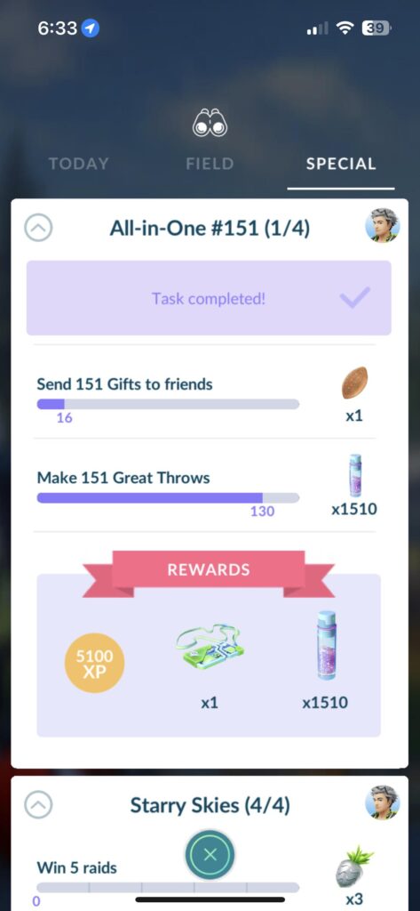 Send 151 gifts 🙃