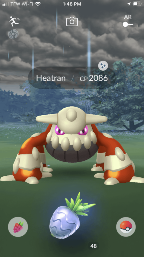 Shiny heatran from GBL