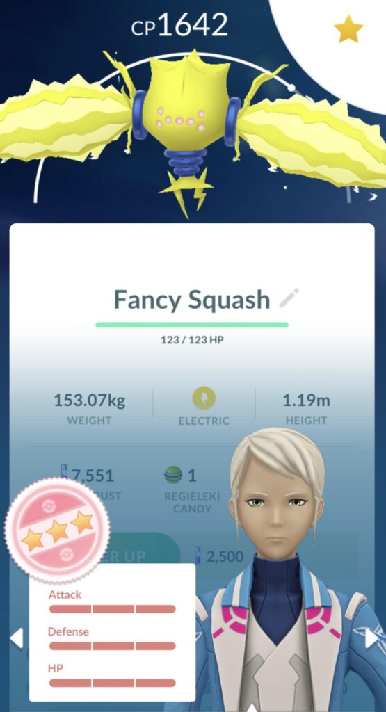 Did one Regieleki raid and caught this right off the bat!