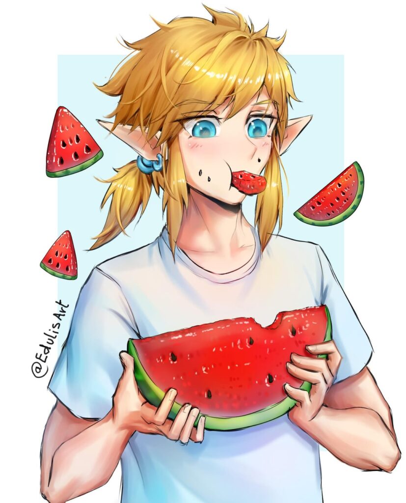 My fanart of Link inspired by the new Nintendo magazine cover