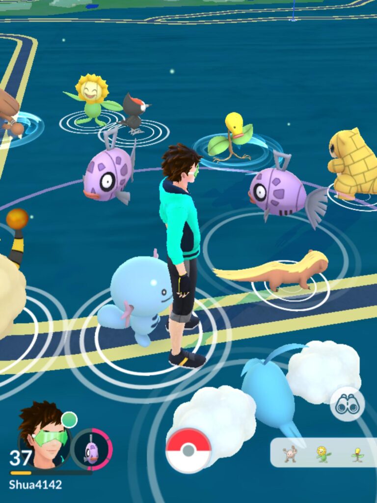 Something fishy about this wild Feebas