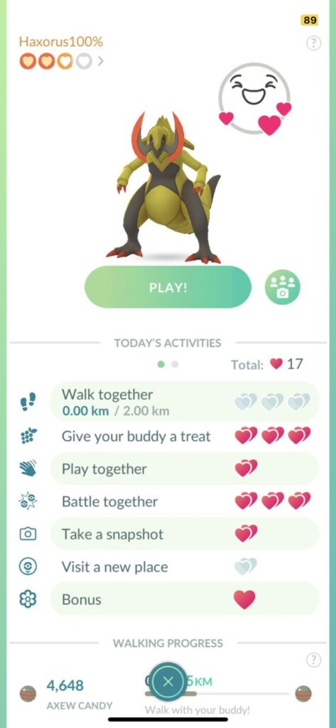 I gave my buddy a poffin thinking I could earn some extra hearts while going on a run, guess not though