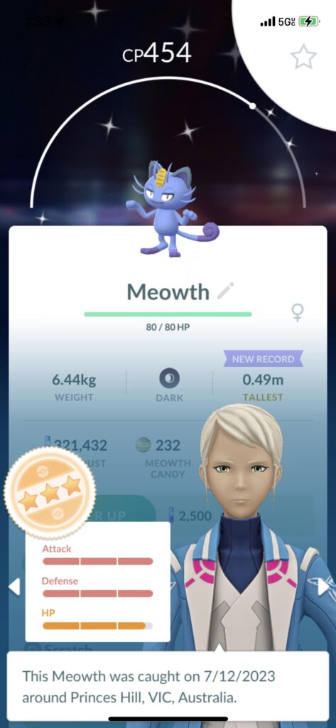 This 3* shiny hatch 🙄