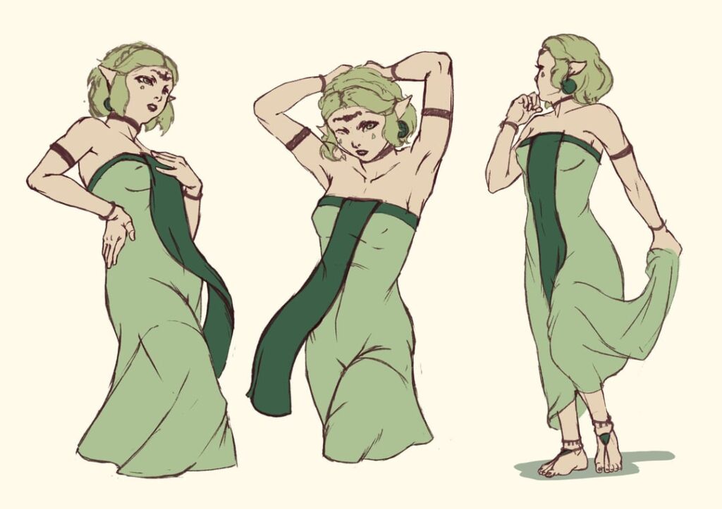 [ToTK] Some Sketches of Zelda [OC]