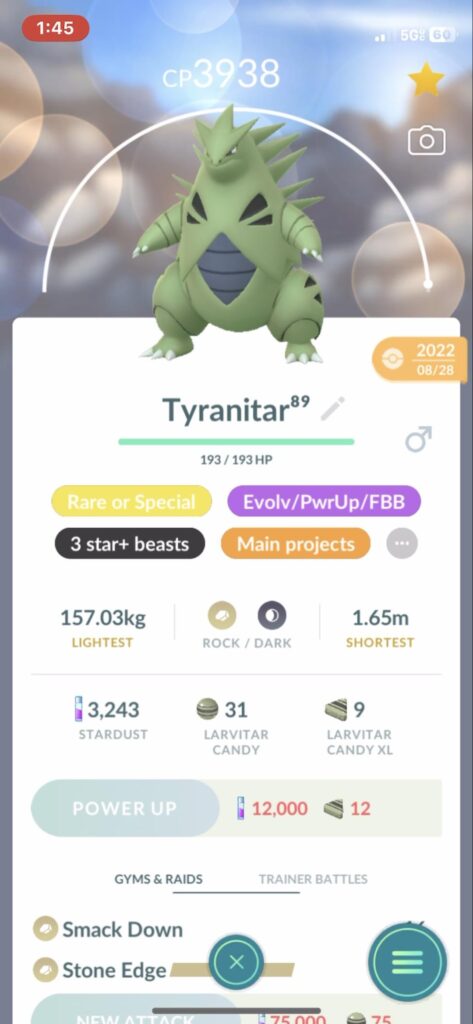 My stardust on April 17th vs my stardust on July 2nd 🤣 Insane comeback.