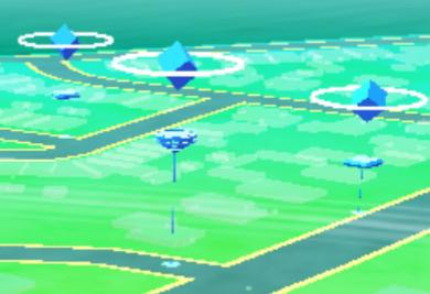 Why is one of the pokstops longer than the other 2? Has that always been a thing or is it something else?