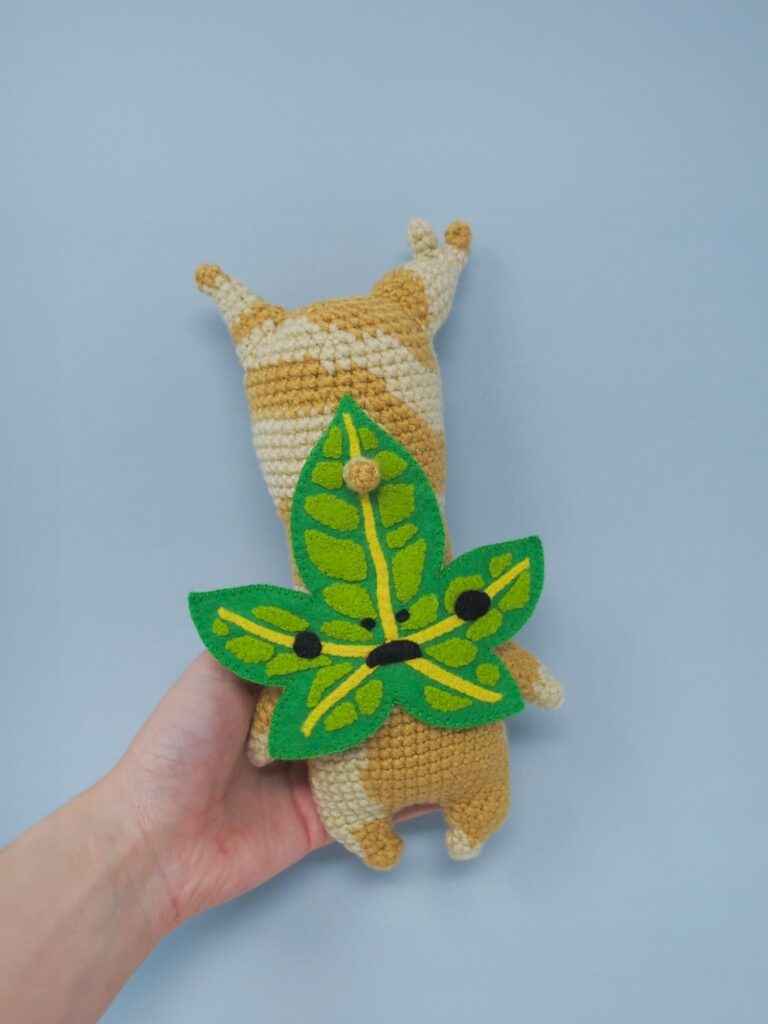 Yahaha! I crocheted a Korok 🍁
